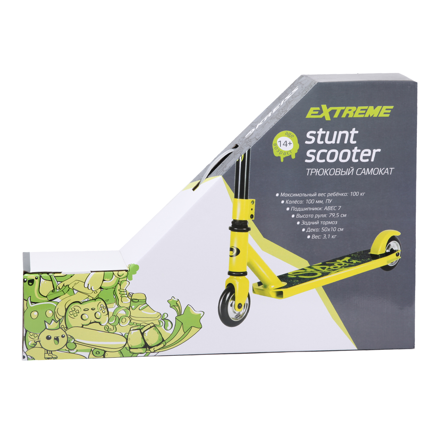 Трюковой самокат Kreiss двухколесный - фото 20