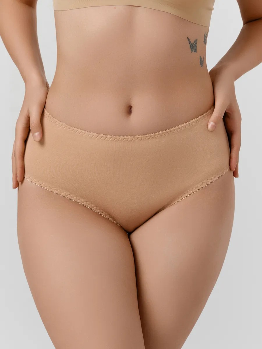 Трусы 5 шт Mark Formelle (Марк Формэль) 412075-5/обжаренный миндаль - фото 9