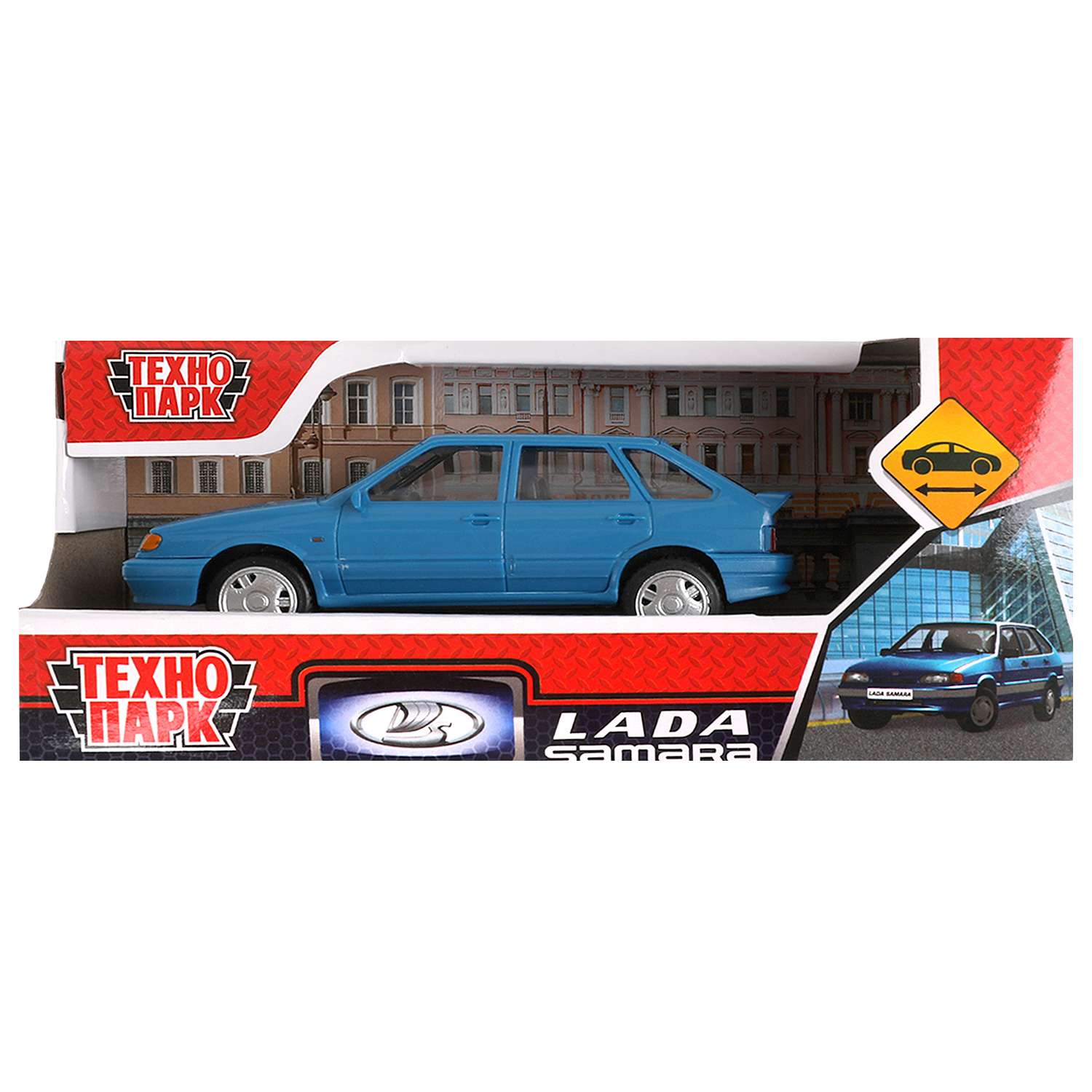 Автомобиль Технопарк LADA Samara синий 384363 - фото 2