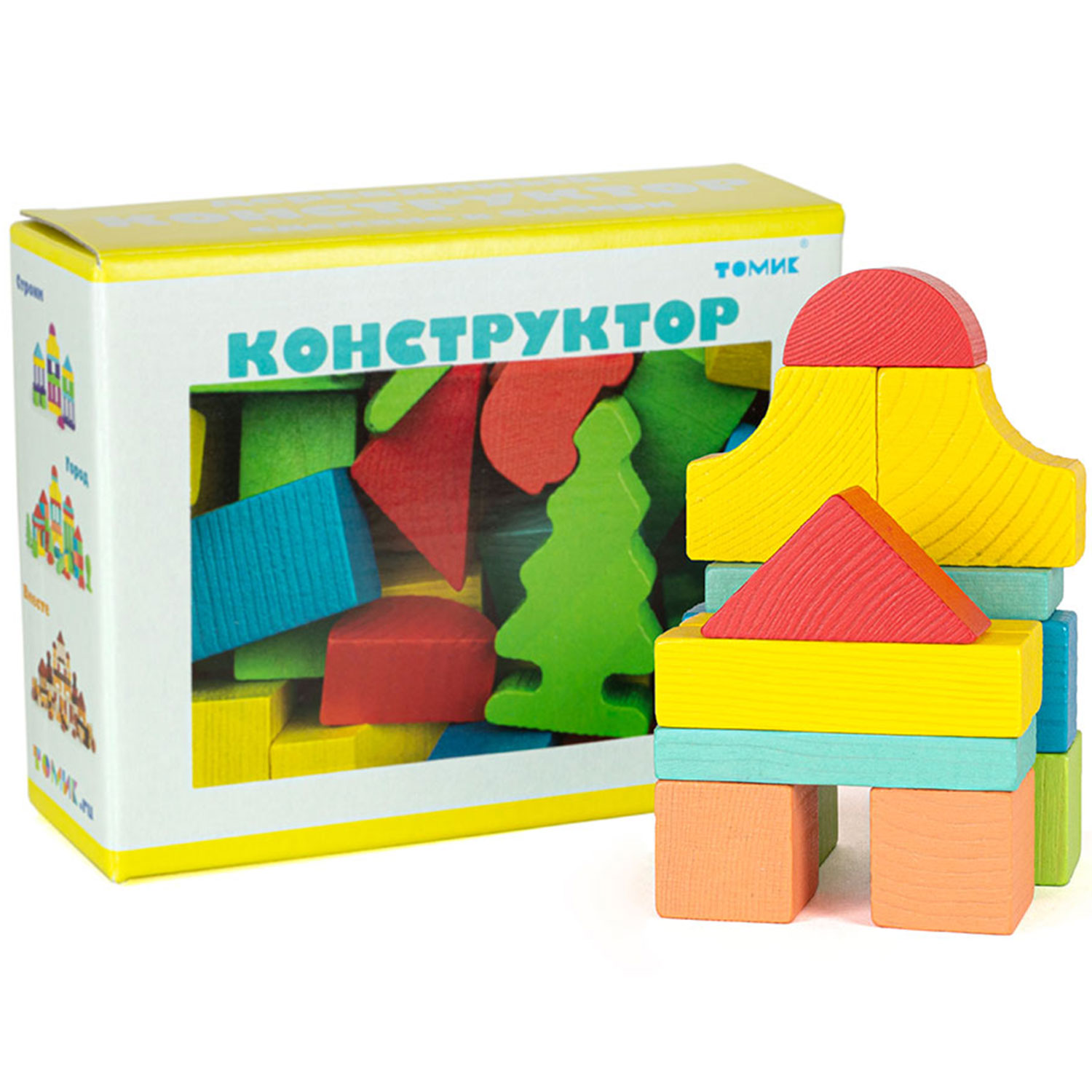 Конструктор Томик Краски дня утро деревянный - фото 9