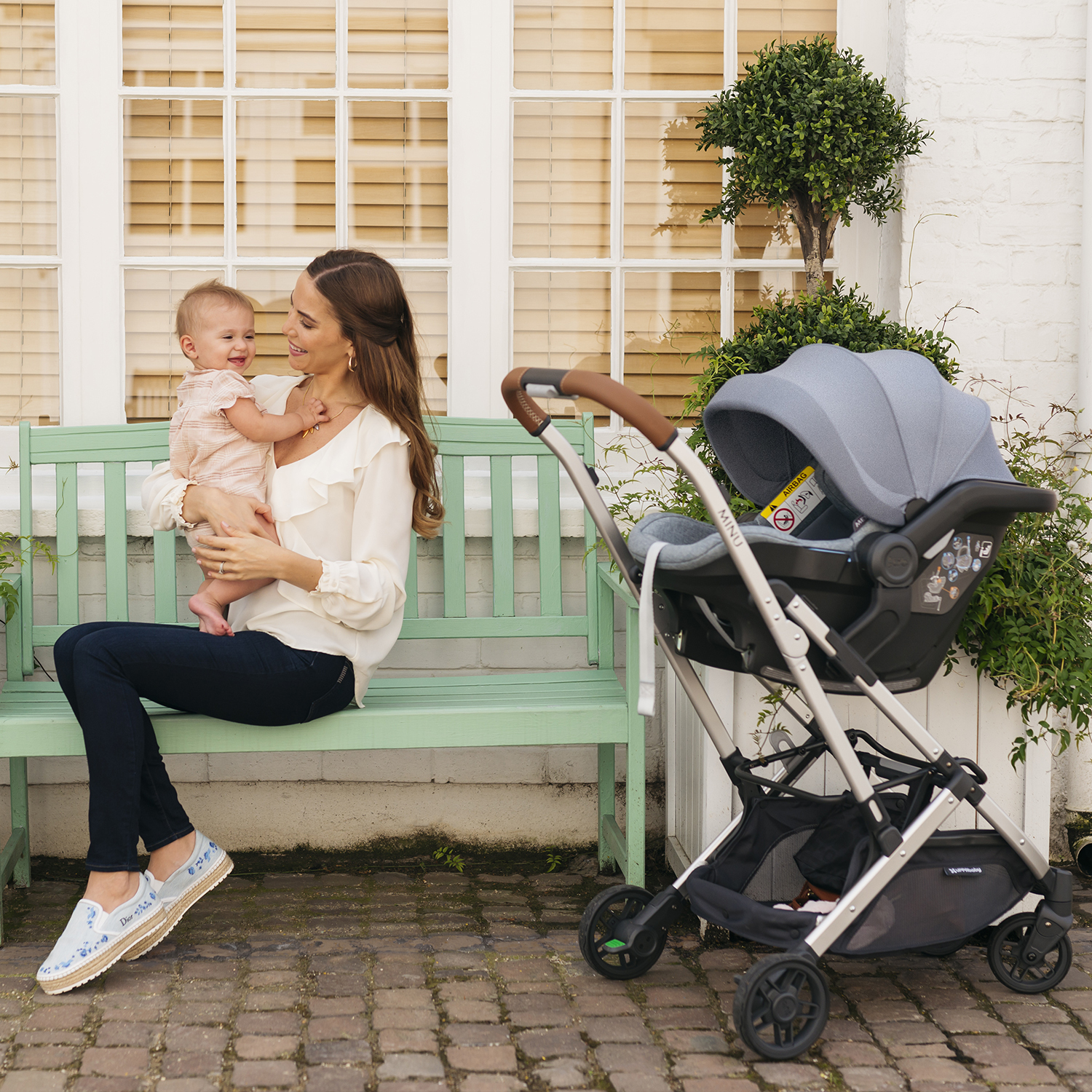 Автокресло UPPAbaby Isofix 0 (0 -13 кг) зеленый - фото 12