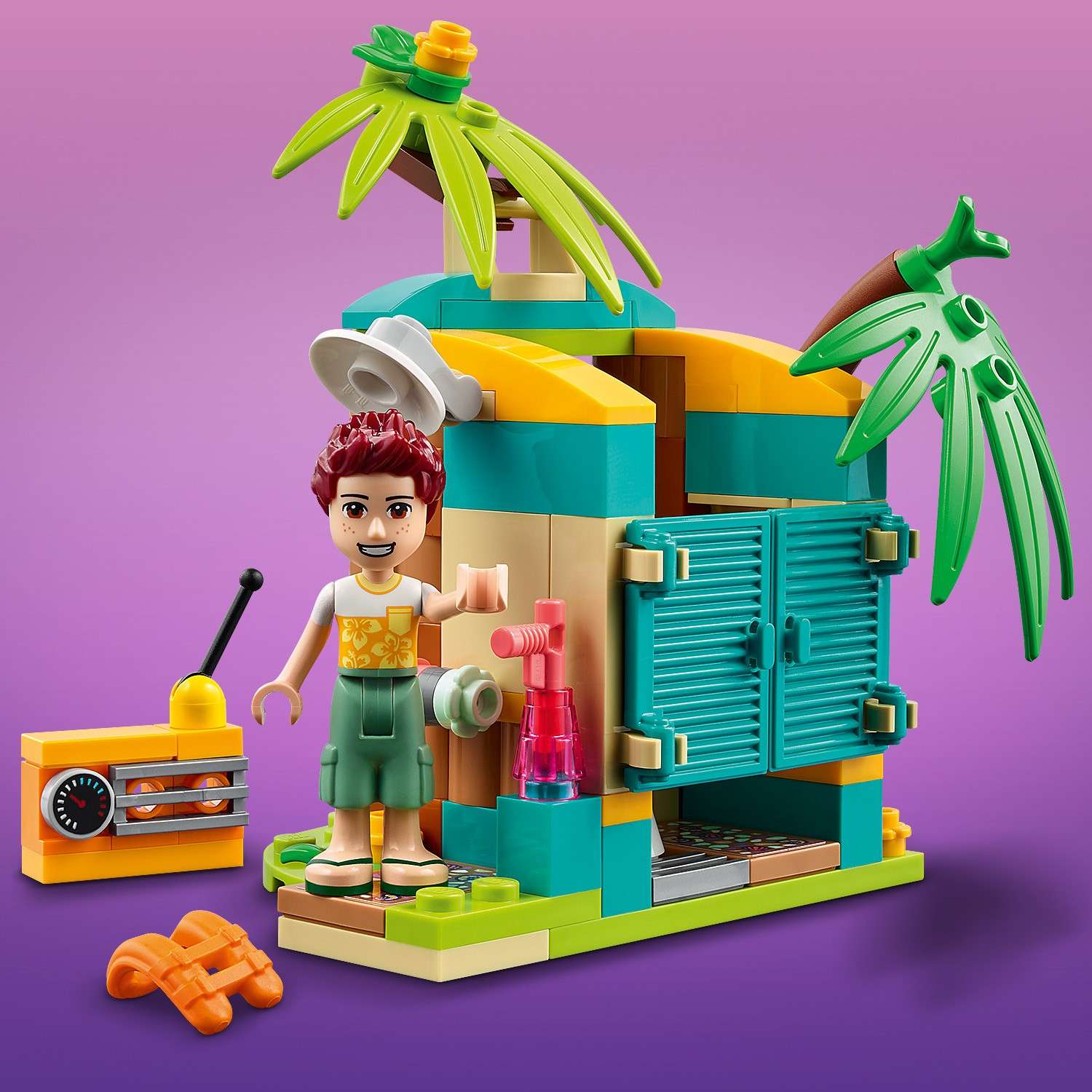 Конструктор LEGO Friends Кэмпинг на пляже 380 дет. - фото 9