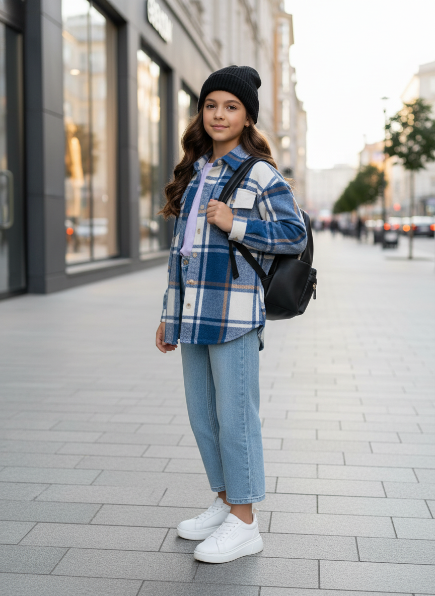 Рубашка ELLIE by Rina Kutz Р-0123/синий в клетку - фото 7