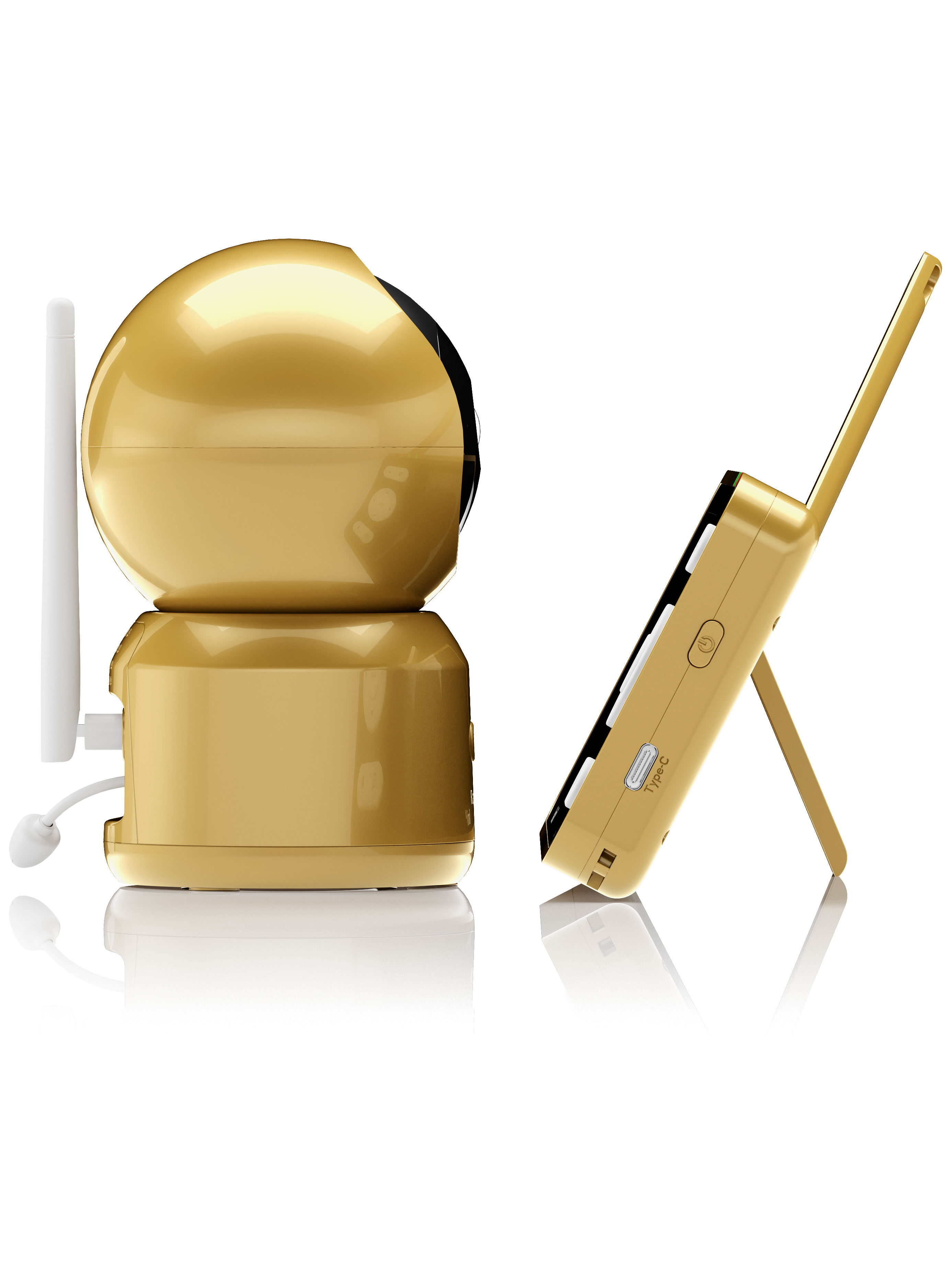 Видеоняня Ramili RV1500X3GOLD три камеры - фото 10