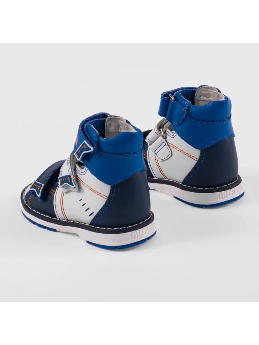 Сандалии ORTMANN kids 26.16_Sven_белый/синий - фото 9