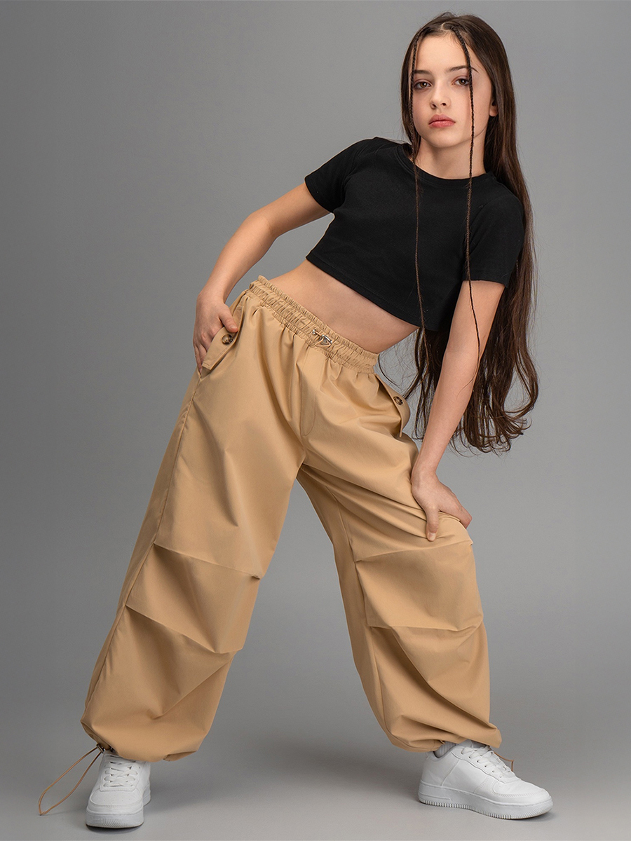 Брюки HappyFox HFI4514бежевый - фото 8