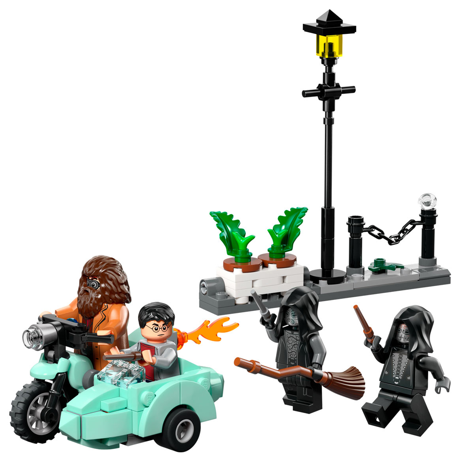 Конструктор LEGO Harry Potter Побег Хагрида и Гарри 124 дет. - фото 5