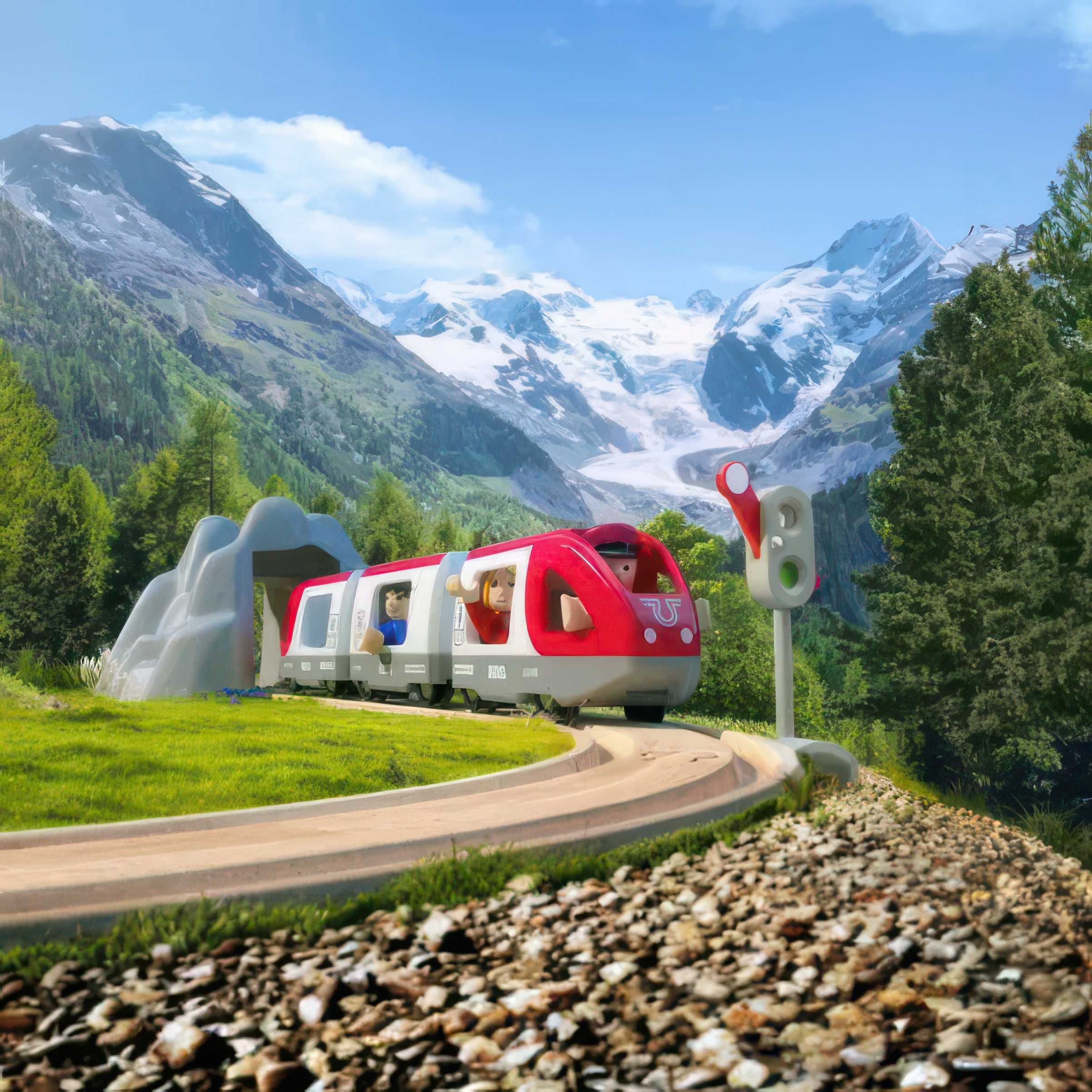 Набор железнодорожный Brio 100 см 33773 - фото 9