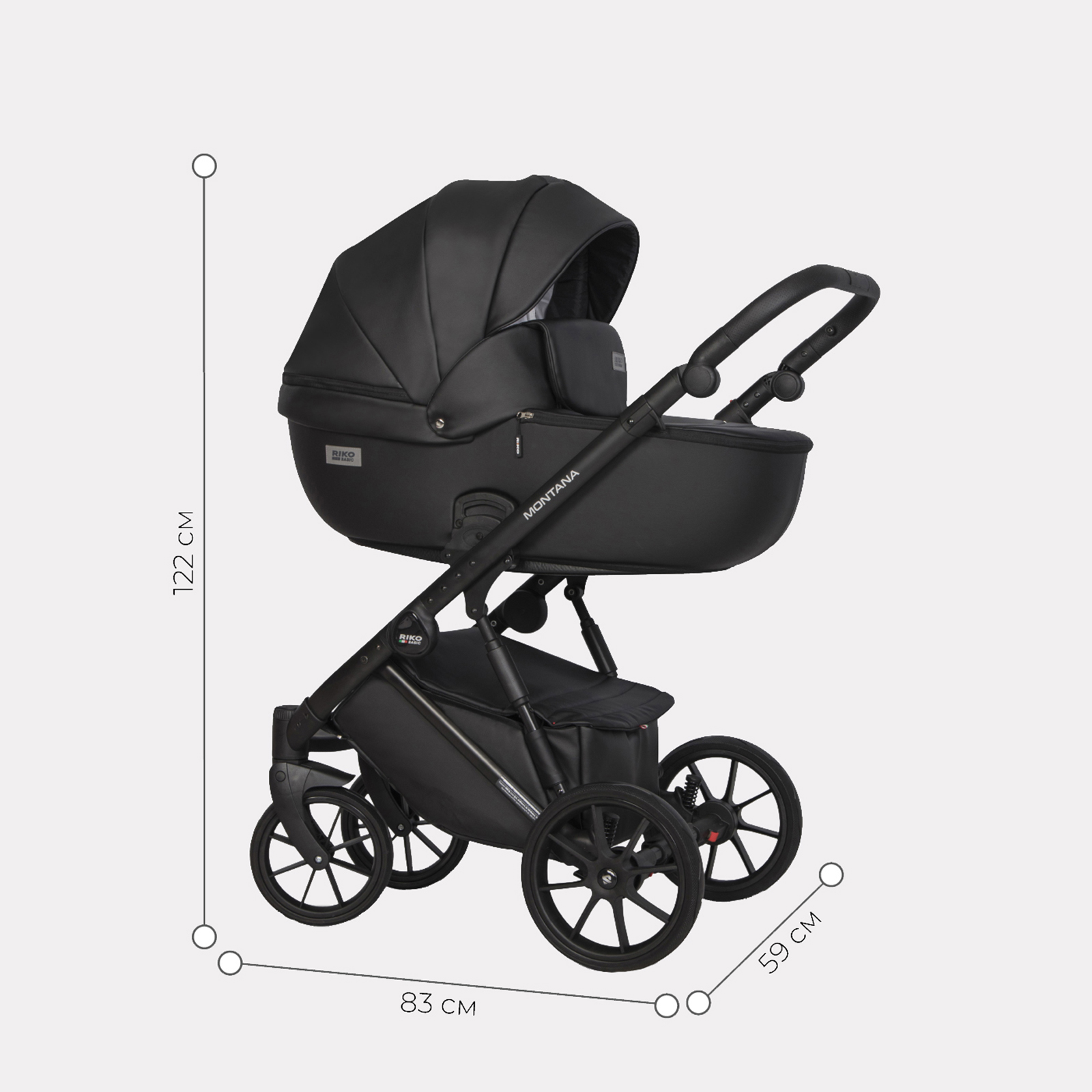 Коляска 2 в 1 Riko Basic - фото 2