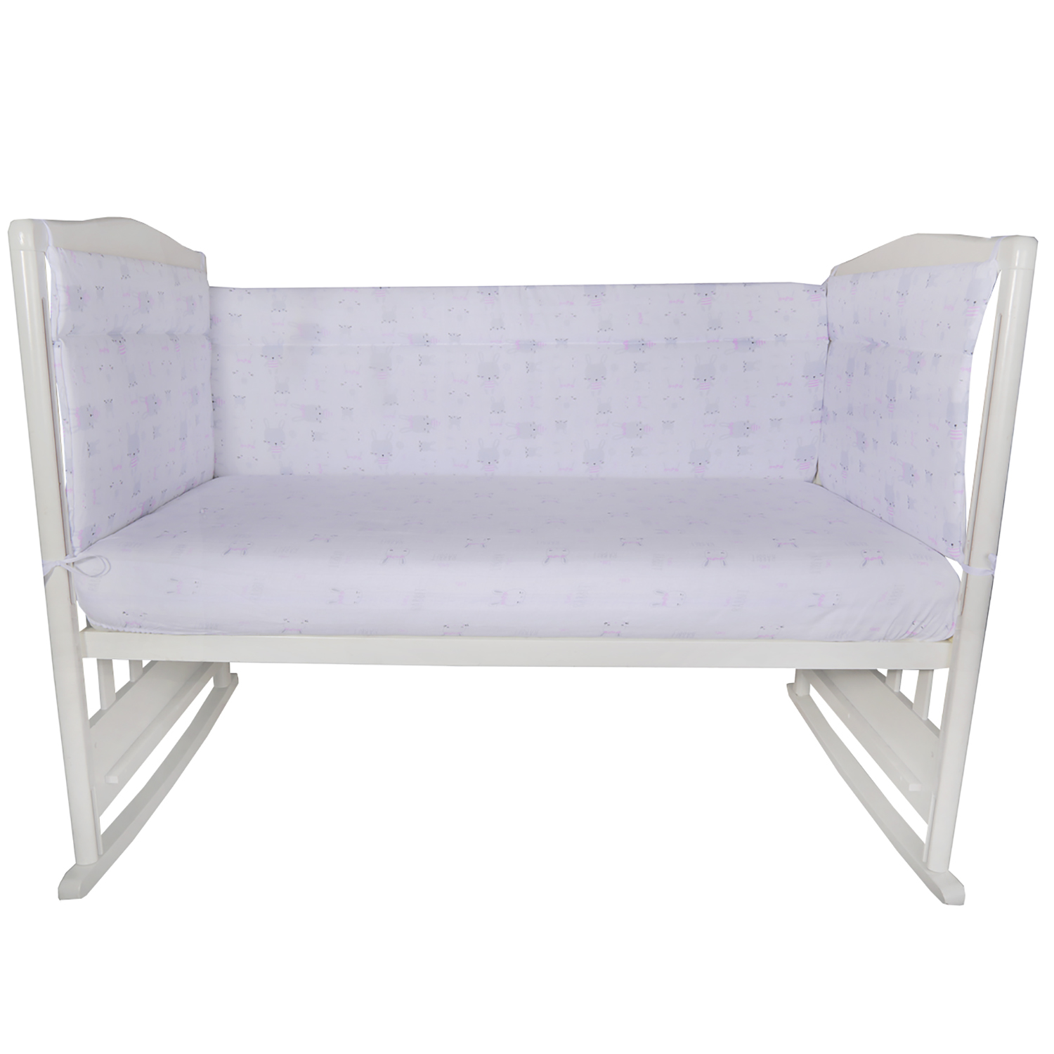 Комплект постельного белья BabyEdel Сказка Зайчики 2 предм. - фото 1