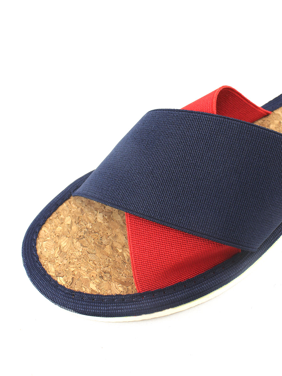 Шлепанцы Europen 5543-SV EUROPEN Шлепанцы женские,сине-красный - фото 4