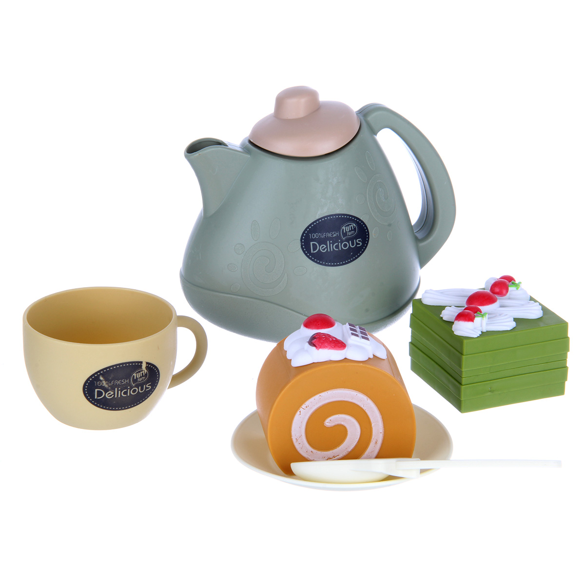 Игрушка Veld Co посуда, чайник 10 предм. - фото 1