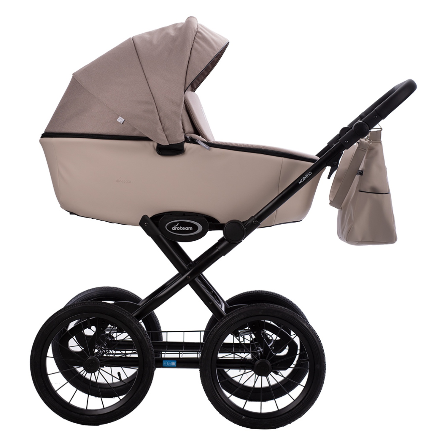 Коляска 2в1 Aroteam Moreno SL 02 бежевый - фото 2