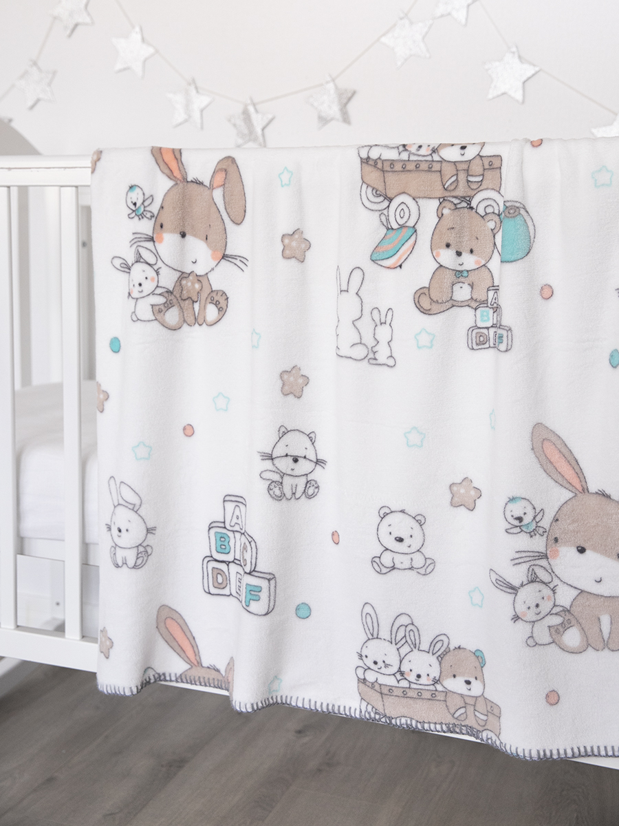 Плед Baby Nice велсофт 75 x 100 см - фото 2