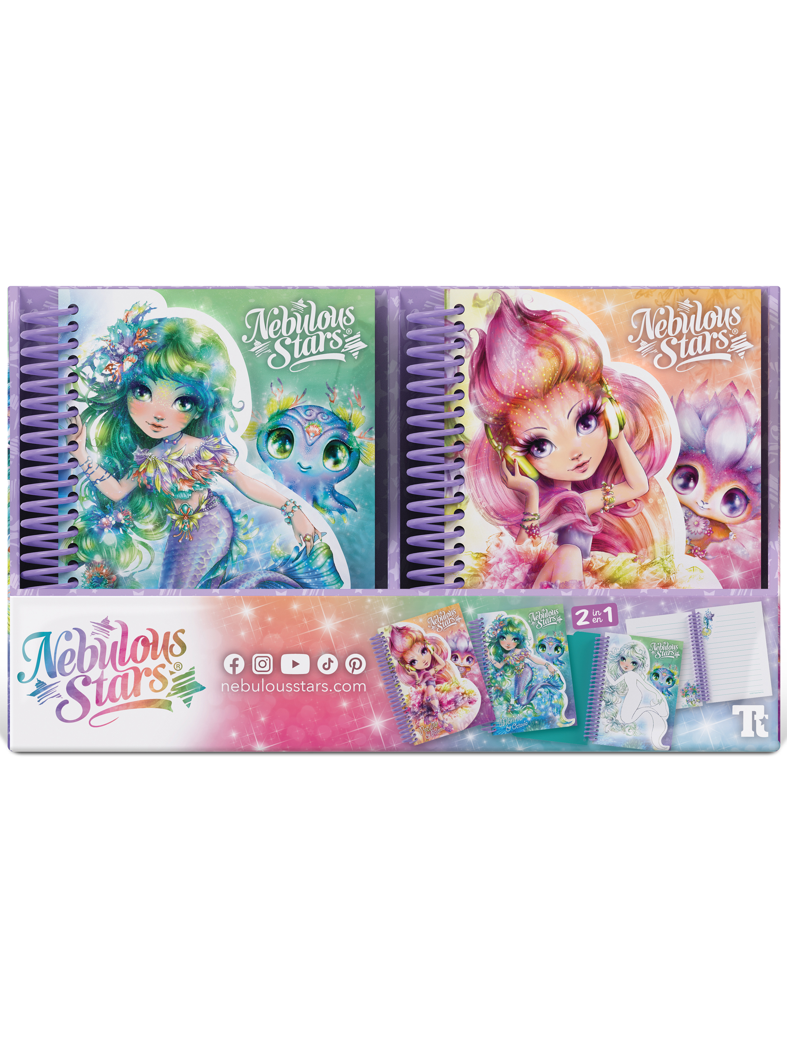 Блокнот для записей Nebulous Stars на пружине со скетч страницами серия Petulia 11587-2_NSDA - фото 10