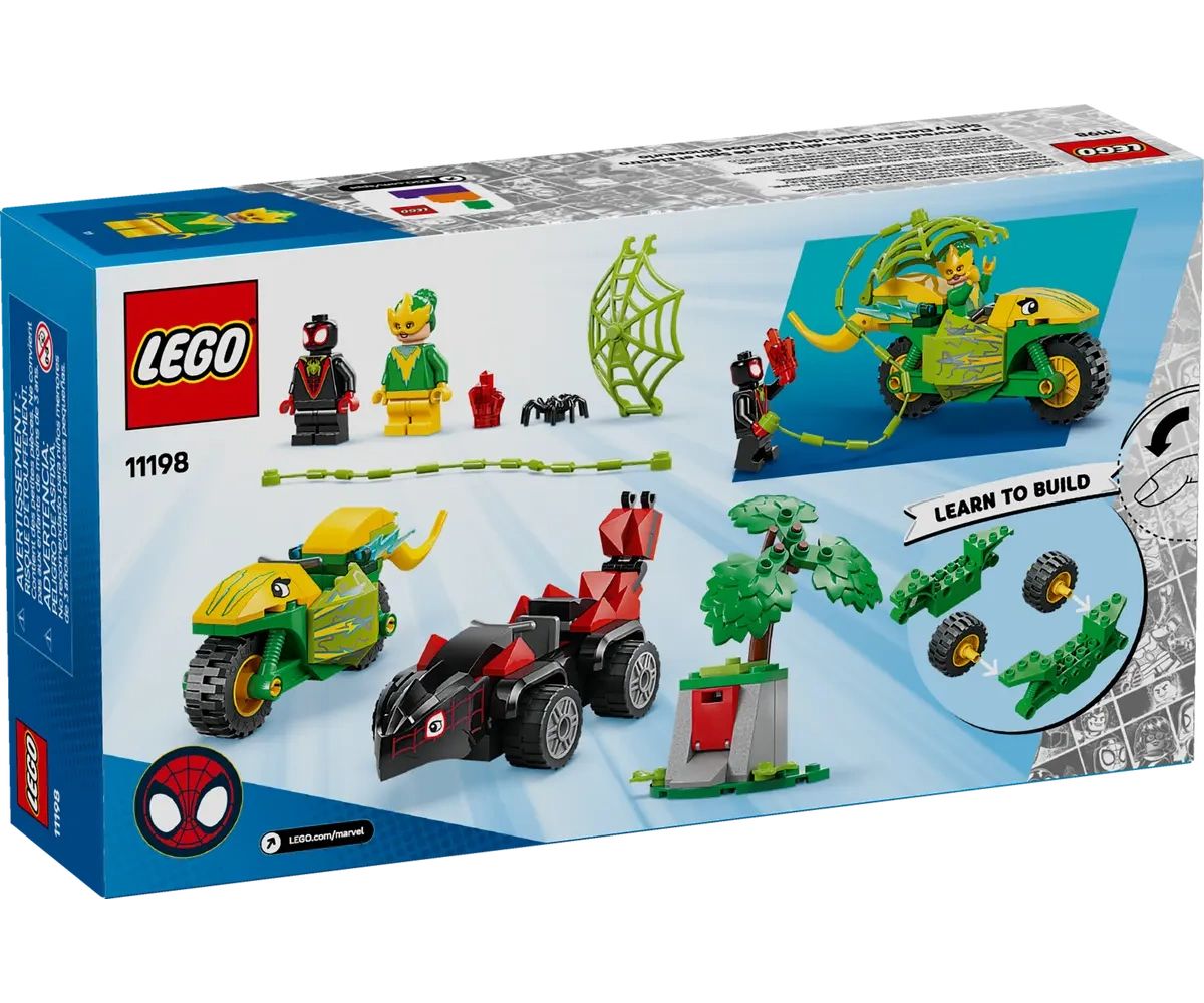 Конструктор LEGO Marvel Super Heroes Дино-гонщики Спин и Электро - фото 6