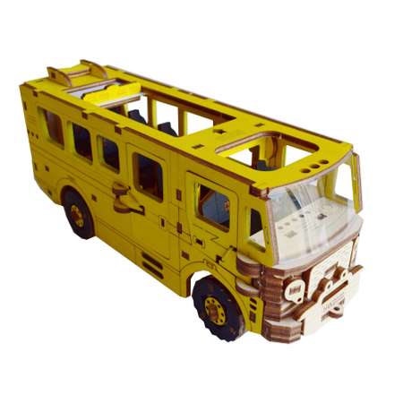 Конструктор HobbyWood Автобус деревянный