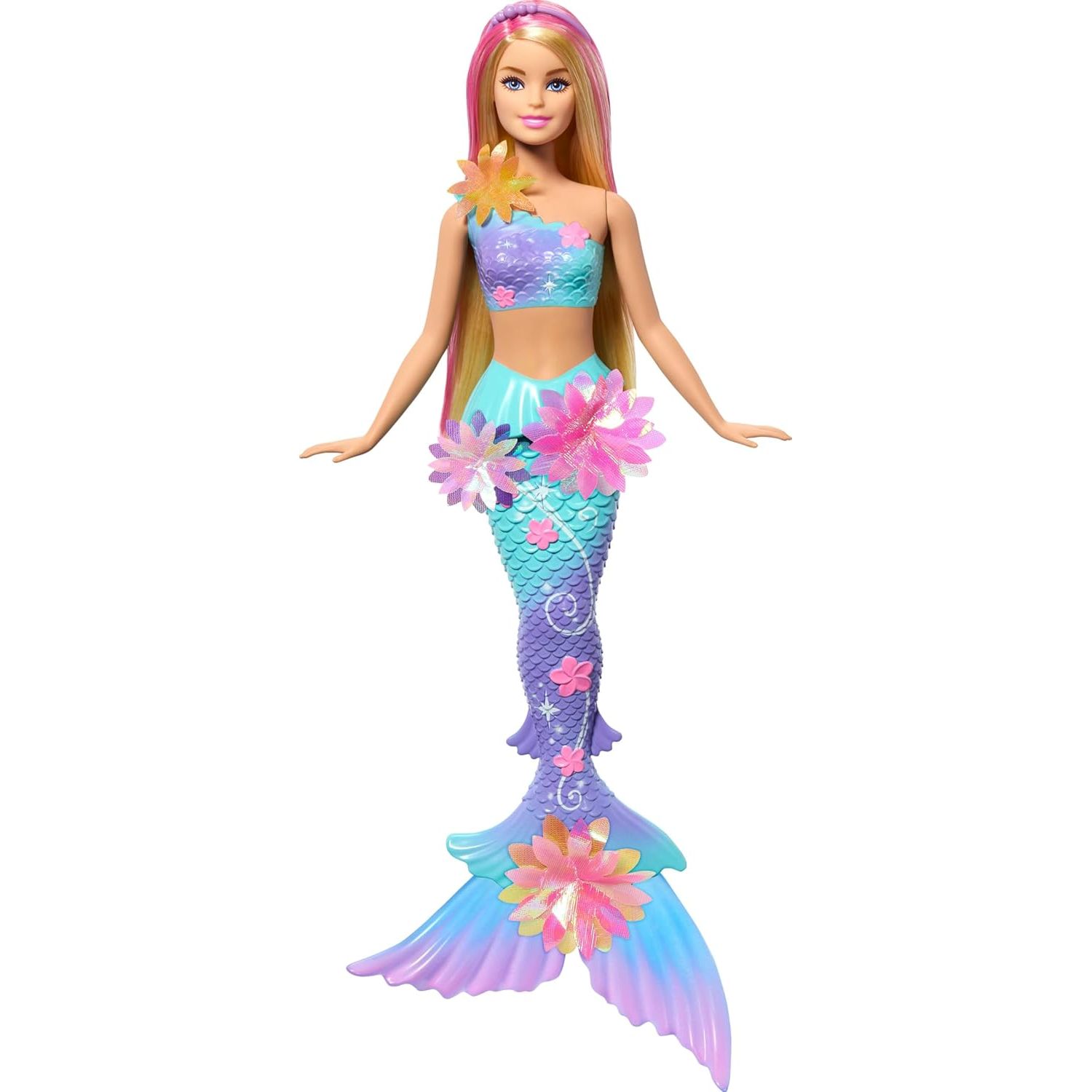 Кукла модельная Barbie Flower Magic Mermaid JDM72 - фото 1