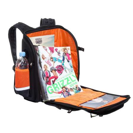 Рюкзак Grizzly Джип на черном