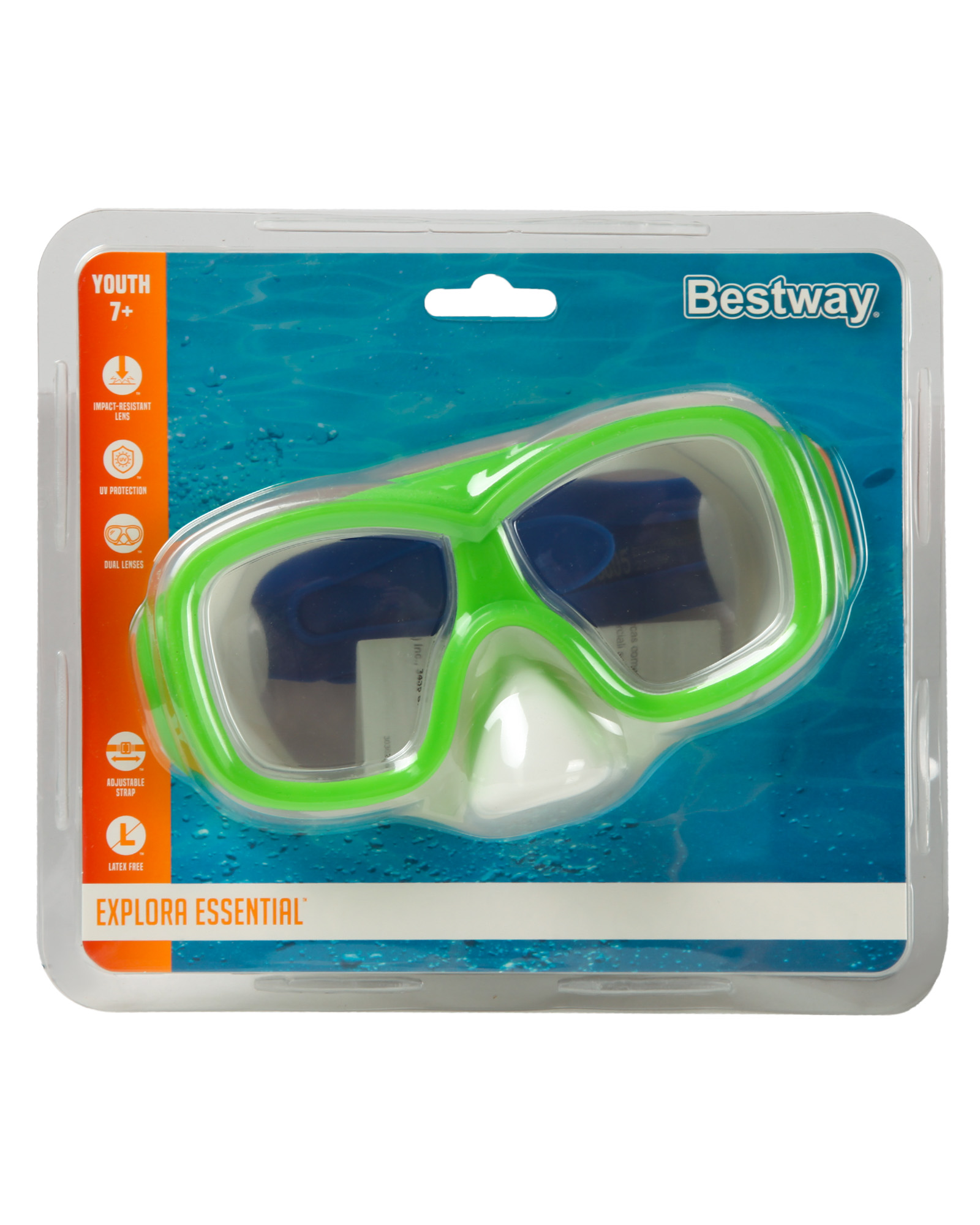 Маска для ныряния Bestway зеленая - фото 7