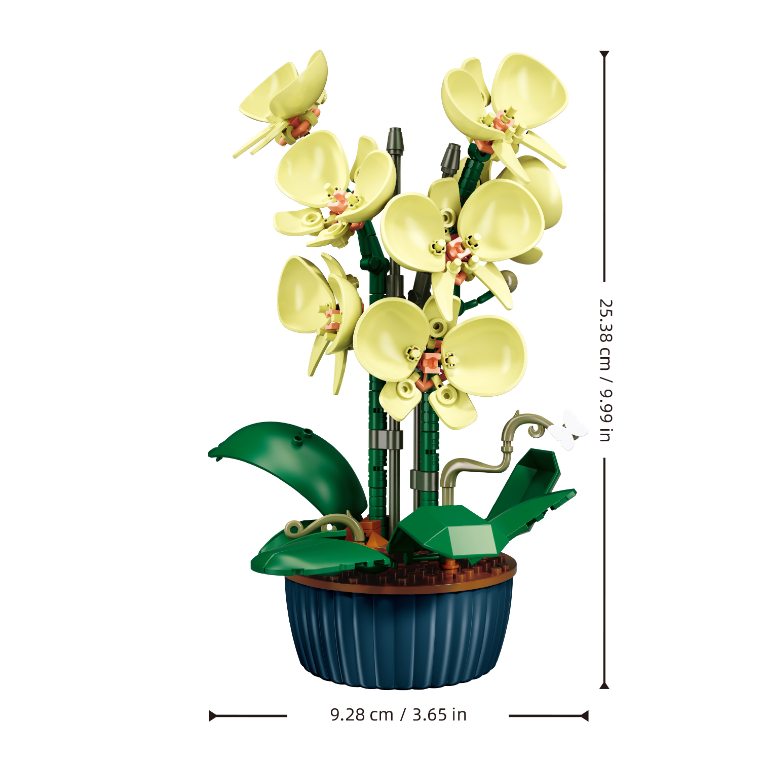 Конструктор SLUBAN Желтая орхидея - фото 2