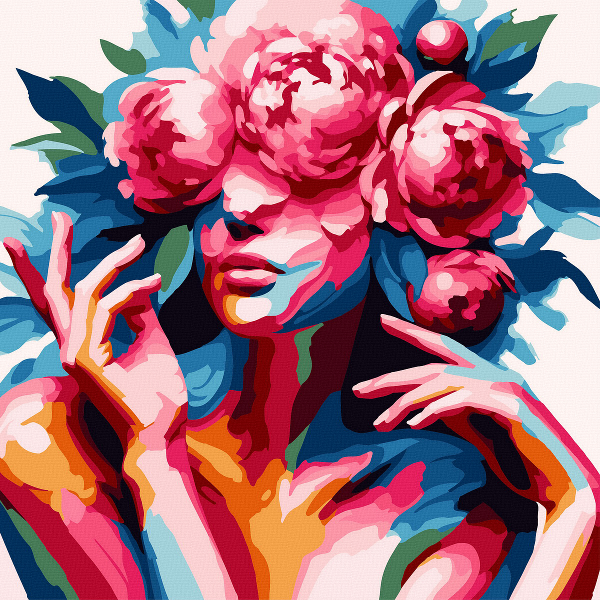 Картина по номерам Magic 4 Hobby Эстетика пионов - фото 1