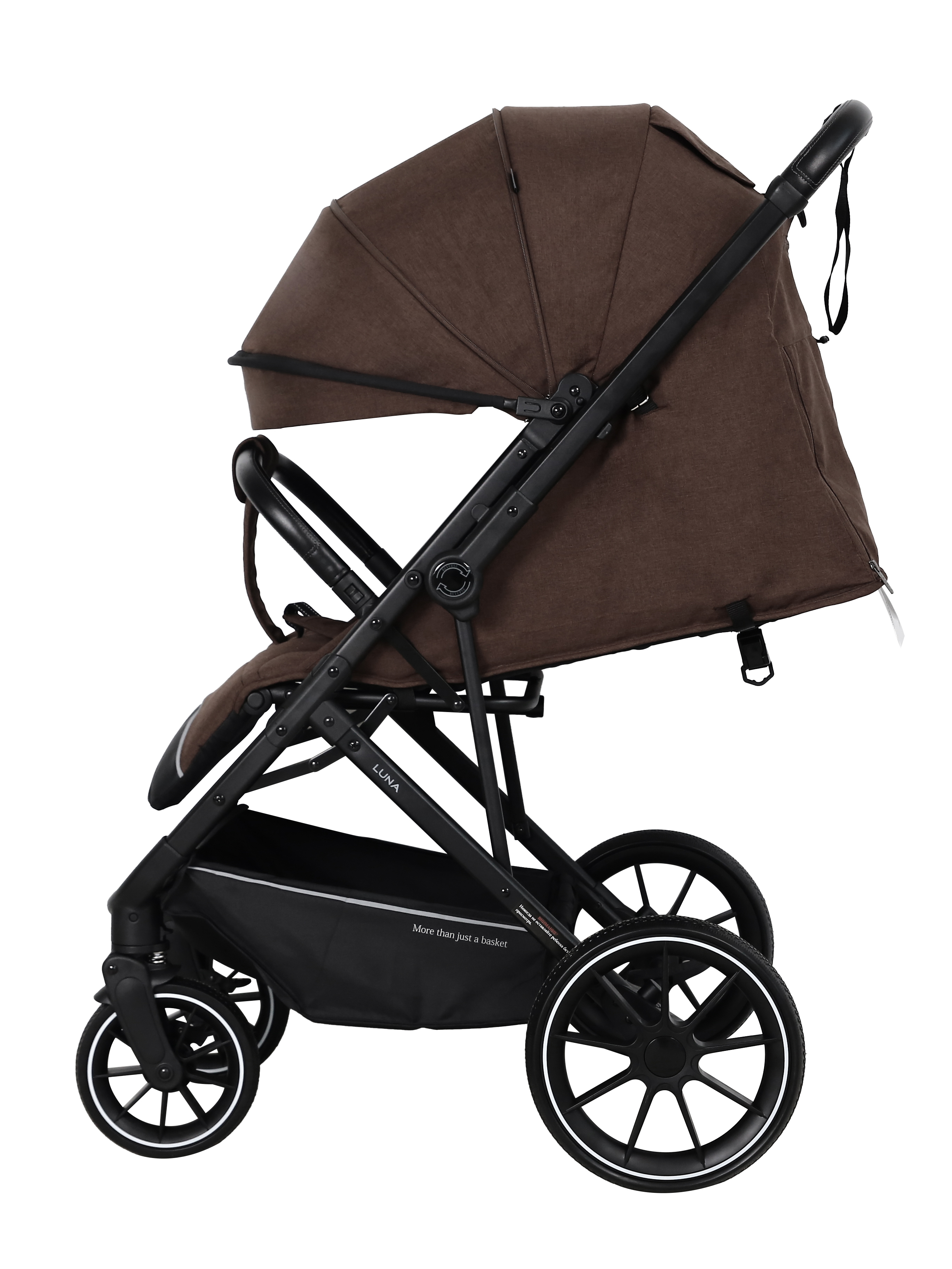 Коляска прогулочная JOVOLA Luna коричневый - фото 9