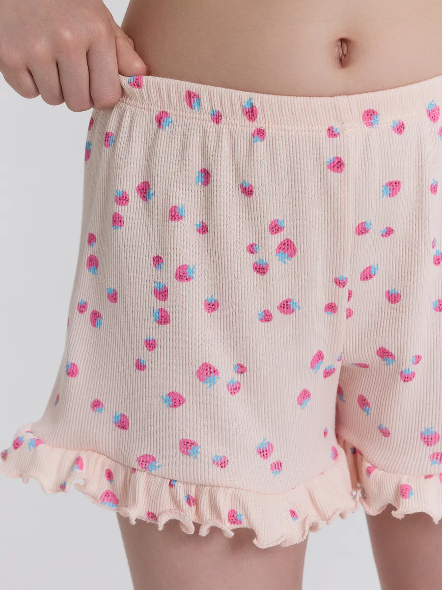 Пижама Mark Formelle (Марк Формэль) 567751/нежно -розовый +розовые клубники на св.розовом - фото 7