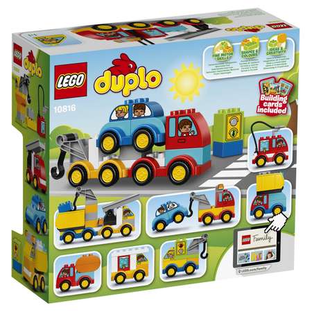 Конструктор LEGO DUPLO Мои первые машинки блочный