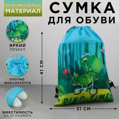 Мешок для обуви ArtFox STUDY Dinotime