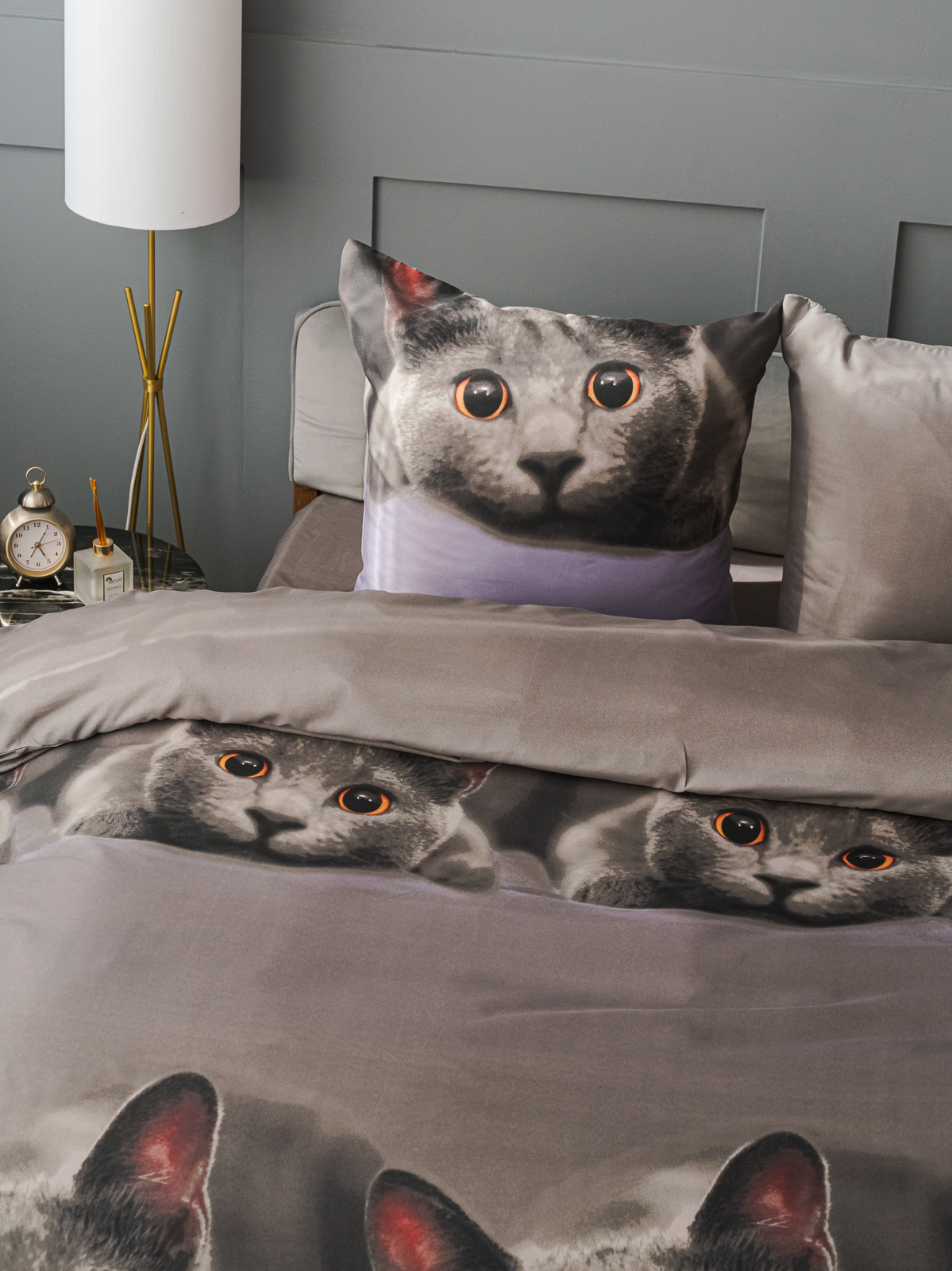 Комплект постельного белья PAVLine Котик двуспальный - фото 3