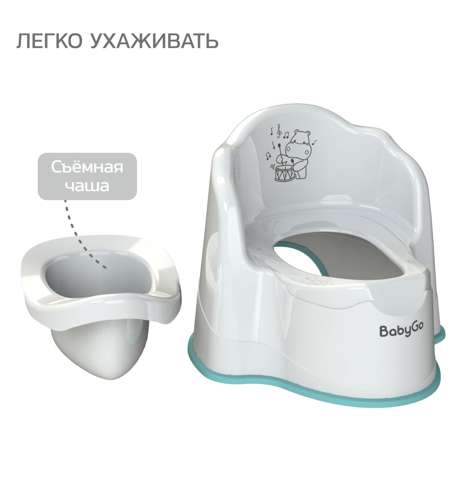 Ванночка BabyGo белый - фото 12