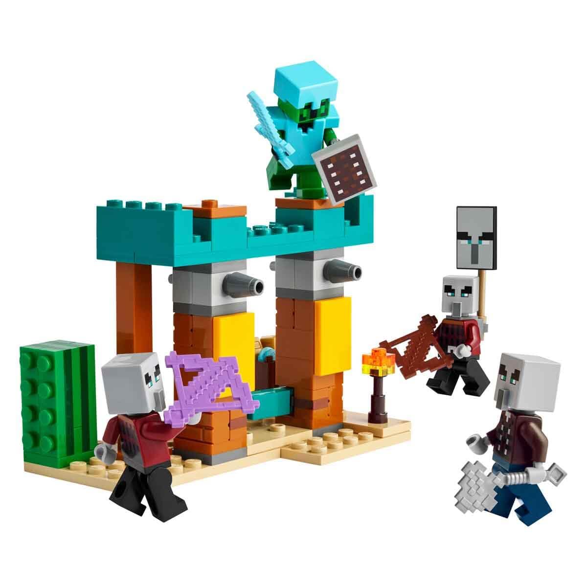 Конструктор LEGO Minecraft Патруль илладжеров в пустыне блочный - фото 2