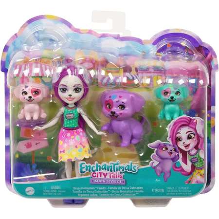 Кукла мини Enchantimals Семейство далматинцев Дессы