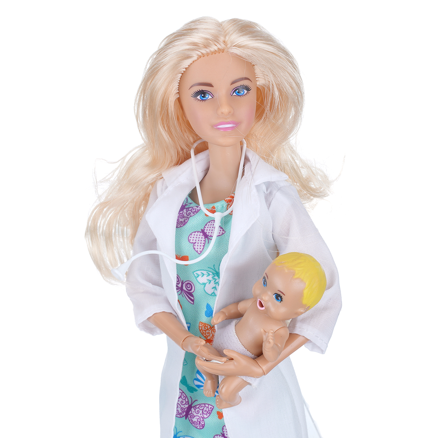 Кукла модельная Карапуз София Врач высота 29 см 411549 - фото 3