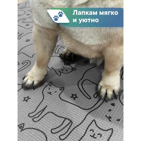 Коврик под миску VILINA для собак и кошек 50х30 см.