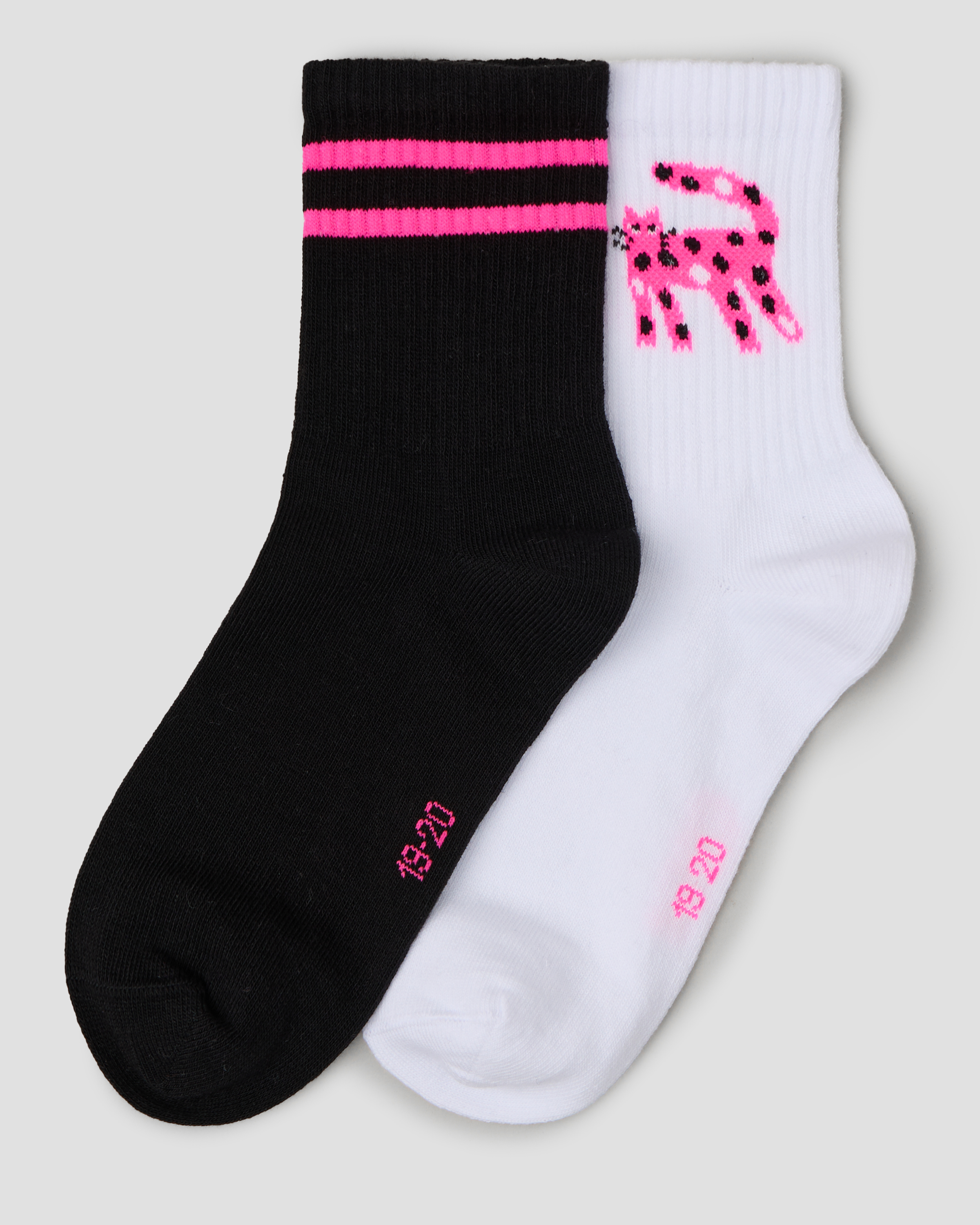 Изображение товара Детские носки Futurino 2 пары для девочек, хлопок, яркий принт