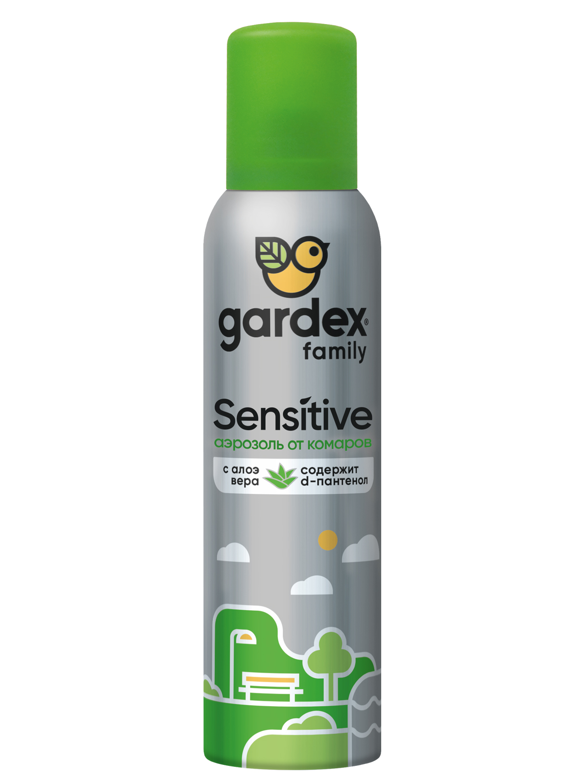 Изображение товара Аэрозоль от комаров Gardex Family Sensitive 150мл