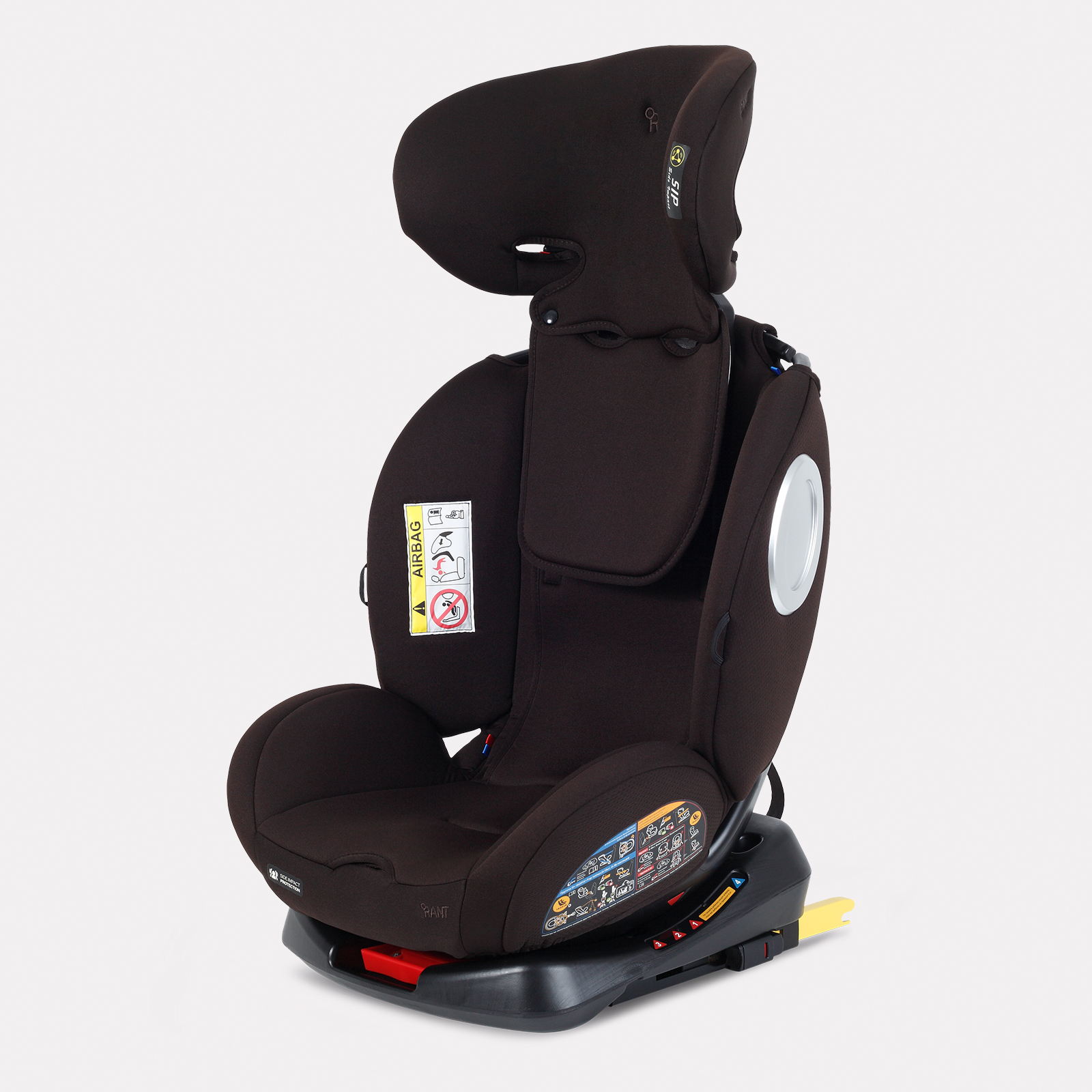 Автокресло Rant Basic Twist next isofix Isofix 0+/1/2/3 (0-36 кг) коричневый - фото 2