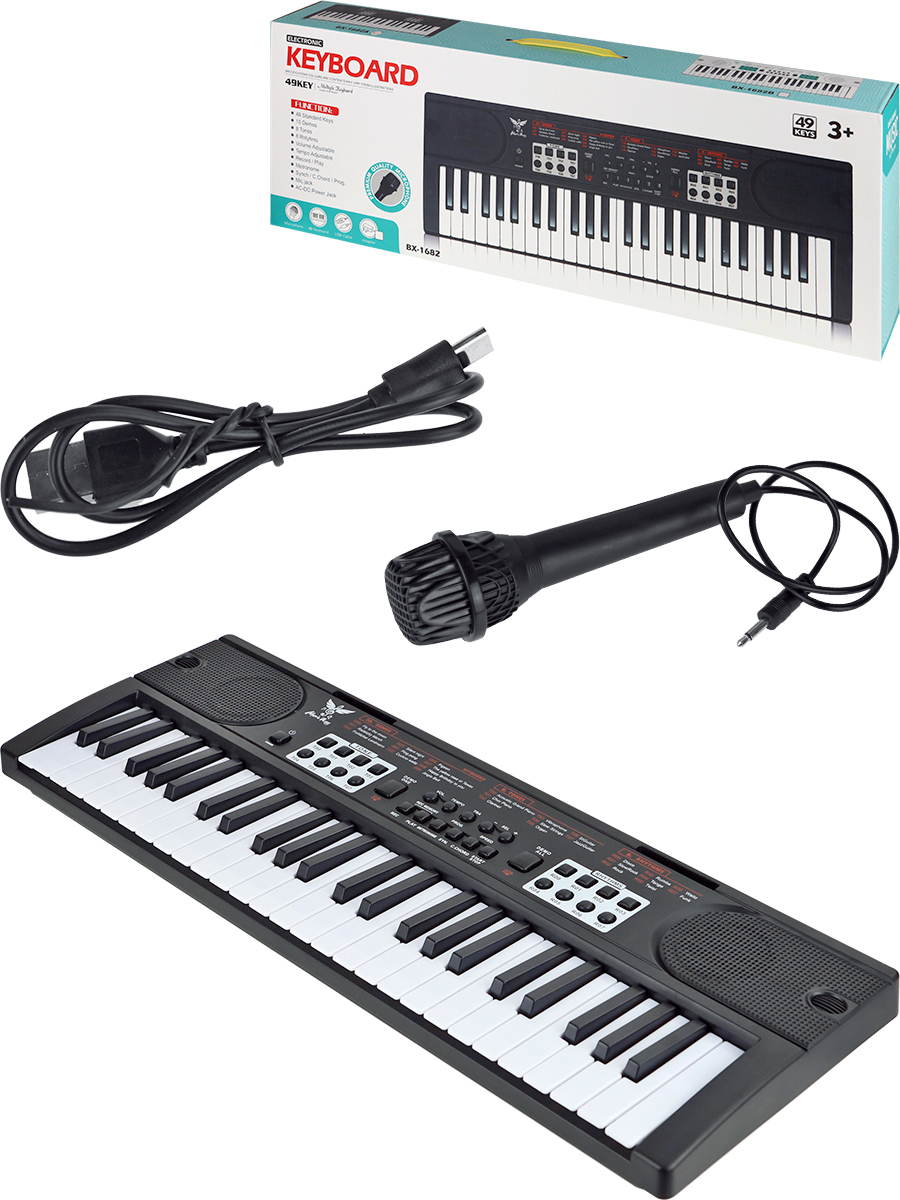 Игрушка музыкальная Рыжий кот синтезатор - фото 1