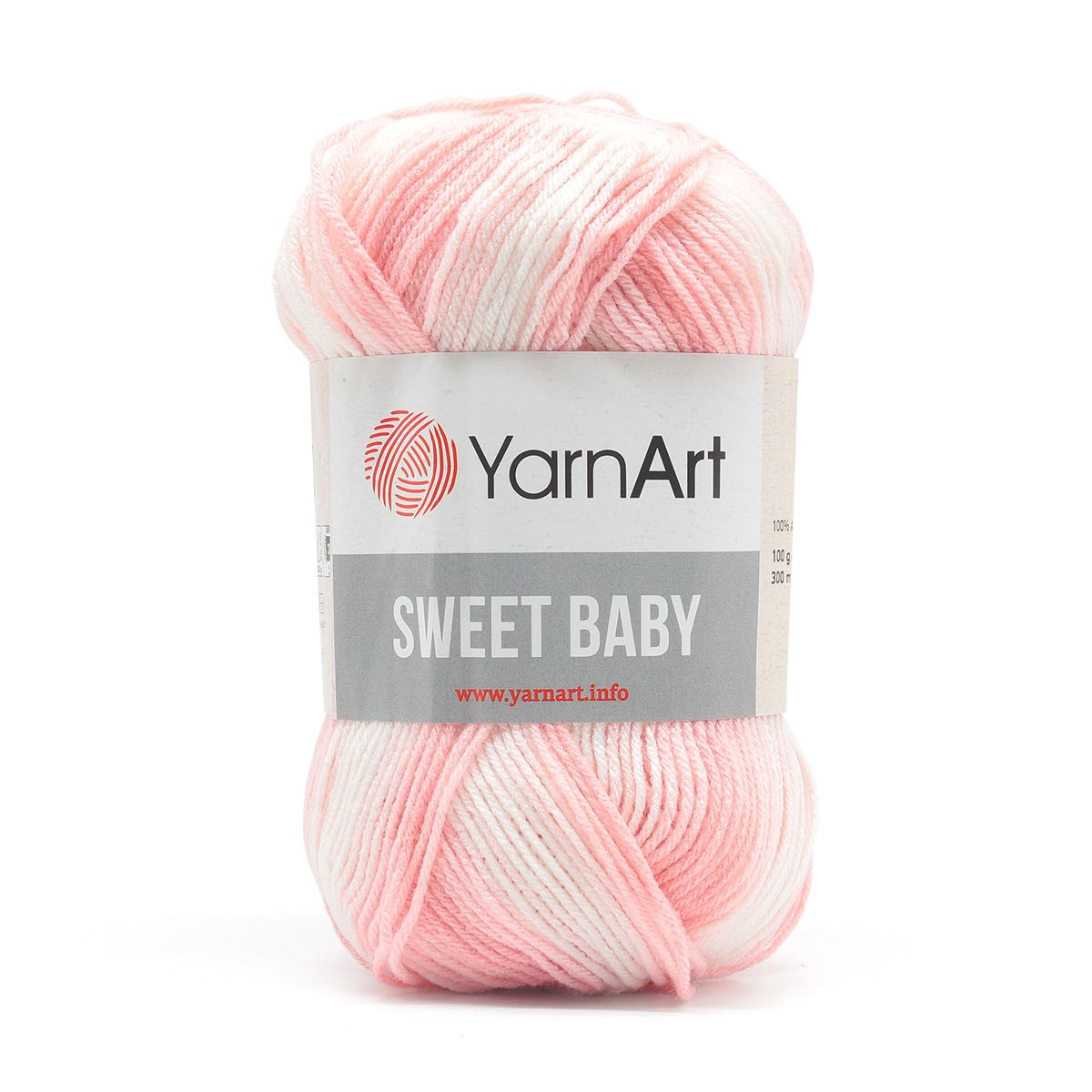 Пряжа для вязания YarnArt Sweet Baby 100 гр 300 м акрил тонкая детская 5 мотков цвет 914 - фото 6