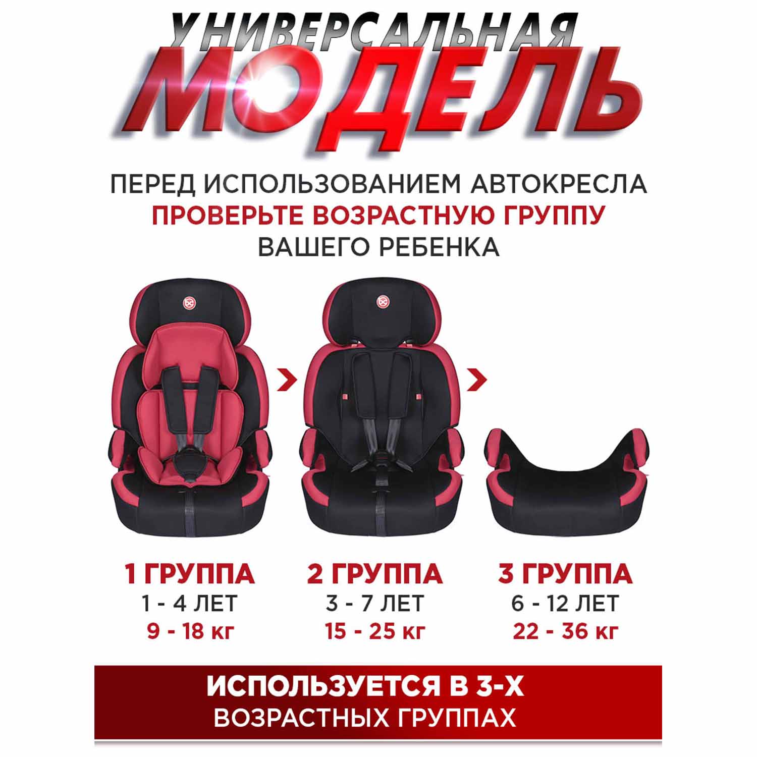 Автокресло BabyCare Legion 1/2/3 (9-36 кг) - фото 13