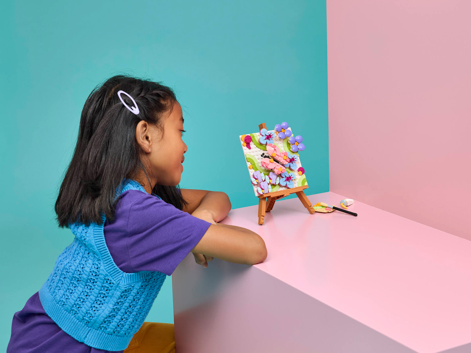 Конструктор LEGO Creator Цветочная картина 348 дет. - фото 15