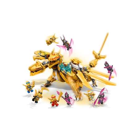 Конструктор LEGO NINJAGO Lloyds Golden Ultra Dragon блочный