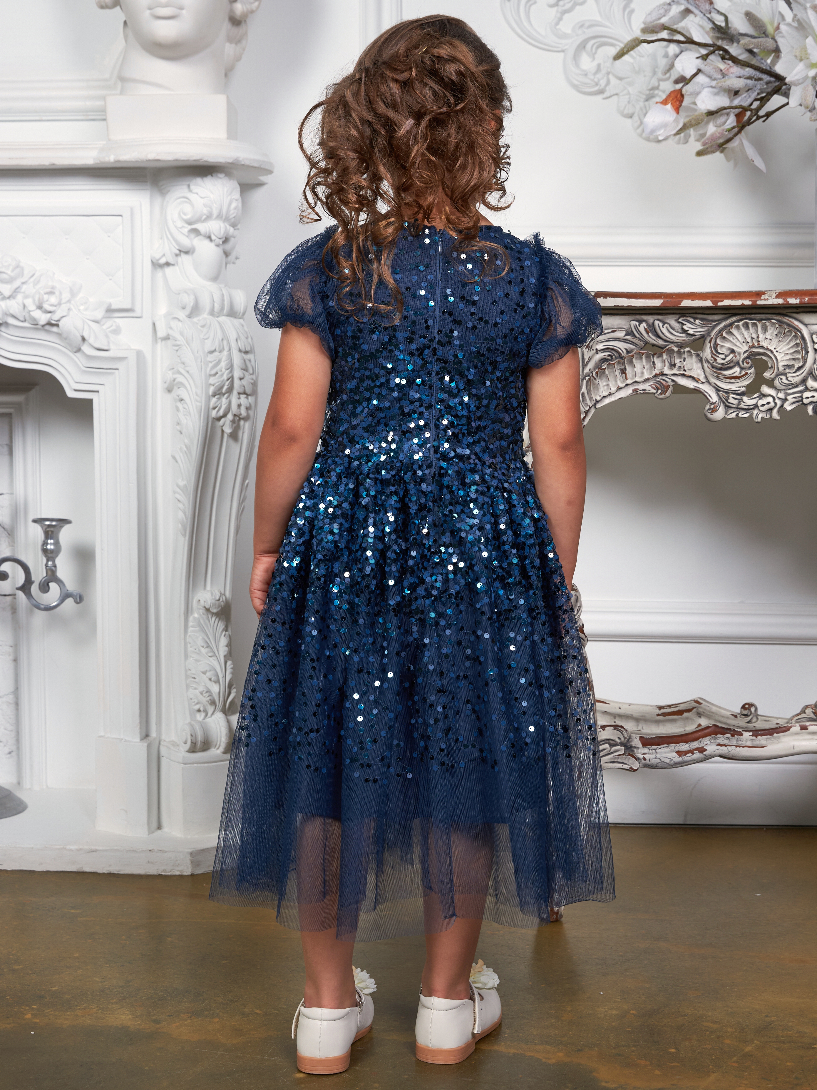 Платье ME WE KG225-W601-201_Темно-синий - фото 5