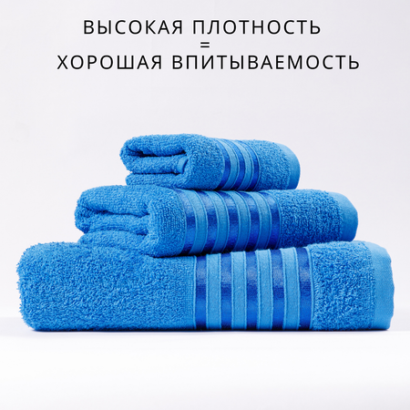 Набор махровых полотенец Luisa de Rizzo Blue