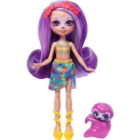 Кукла мини Enchantimals Линивец Сабиндра и Хенг