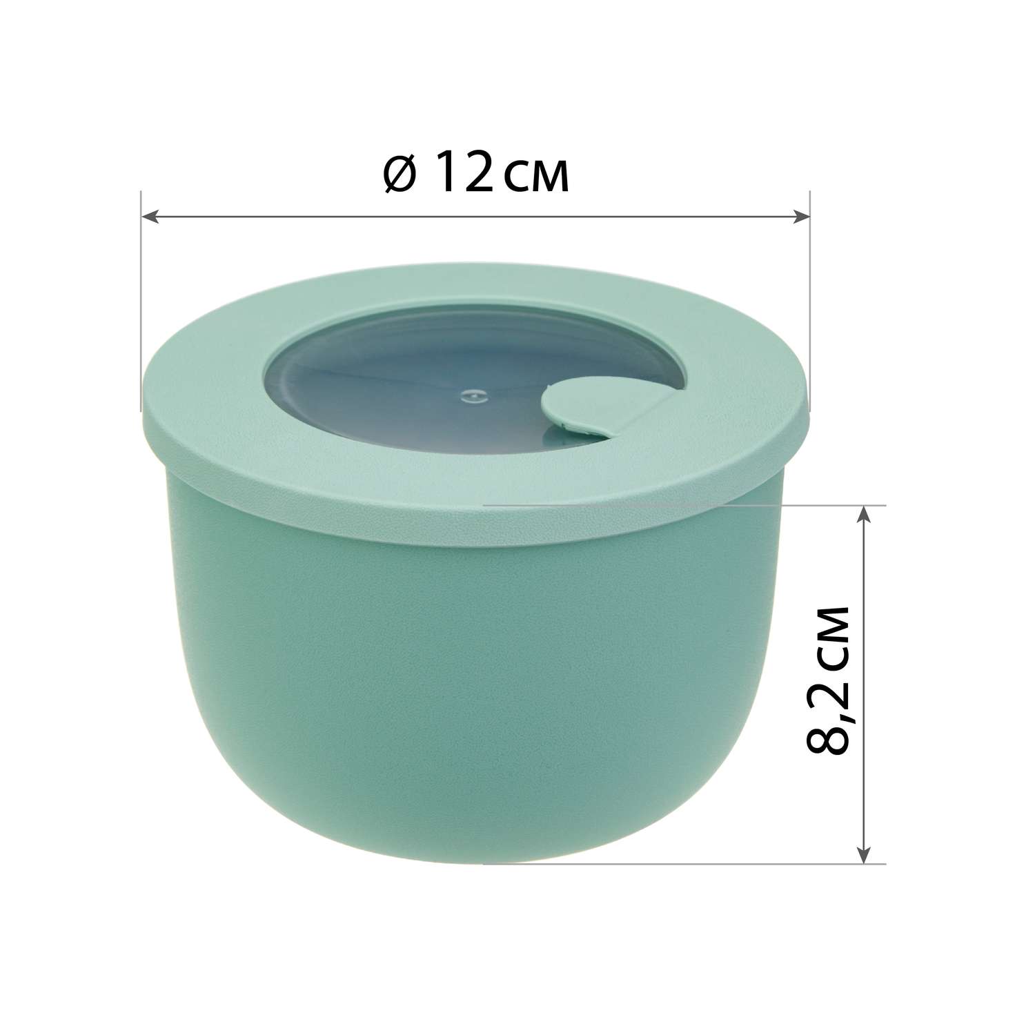 Миска герметичная IDEA НЕО 0.6л с клапаном для СВЧ - фото 3