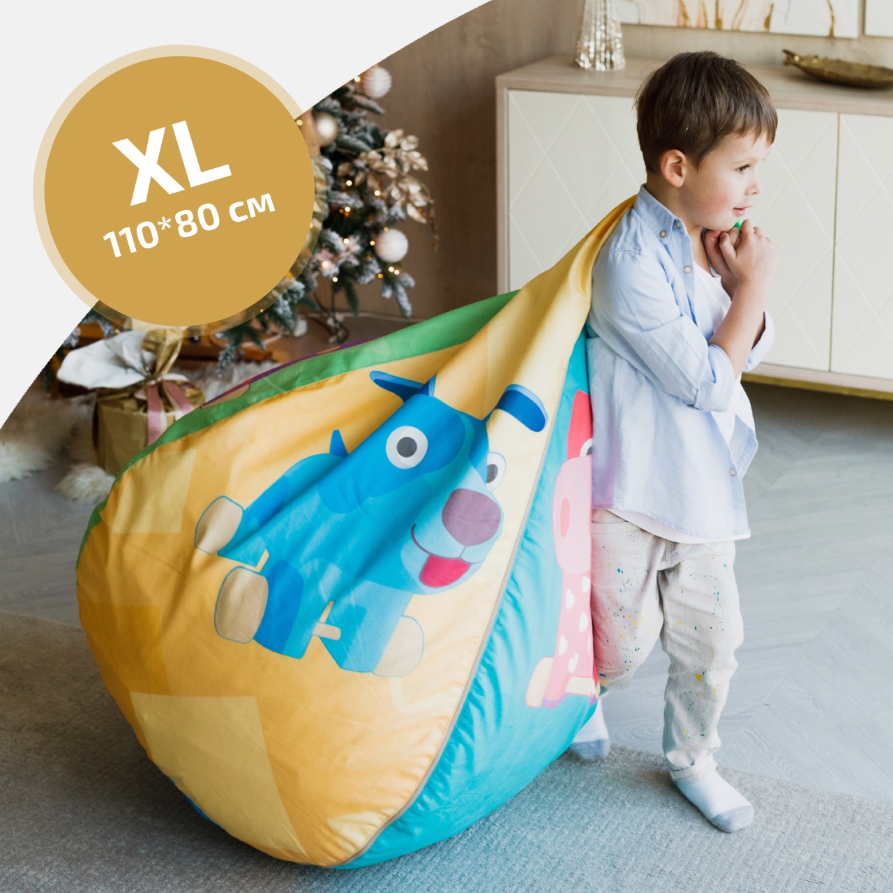 Кресло-мешок DreamBag Деревяшки - фото 3