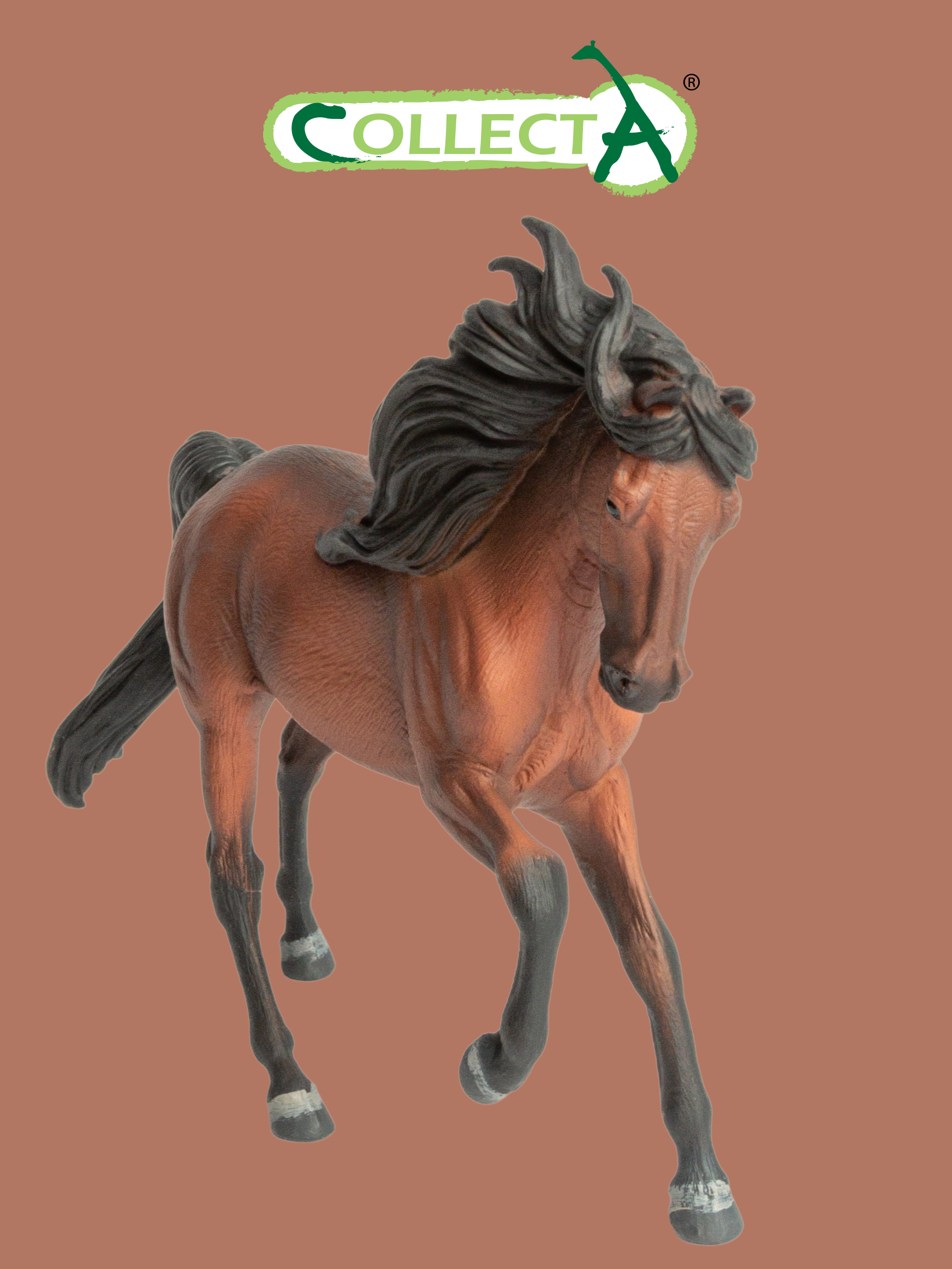Фигурка Collecta Андалузский жеребец пегий - фото 1
